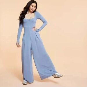 Elegant Blue Women's Jumpsuit